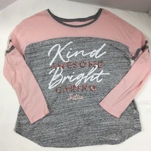 Justice active long sleeve shirt